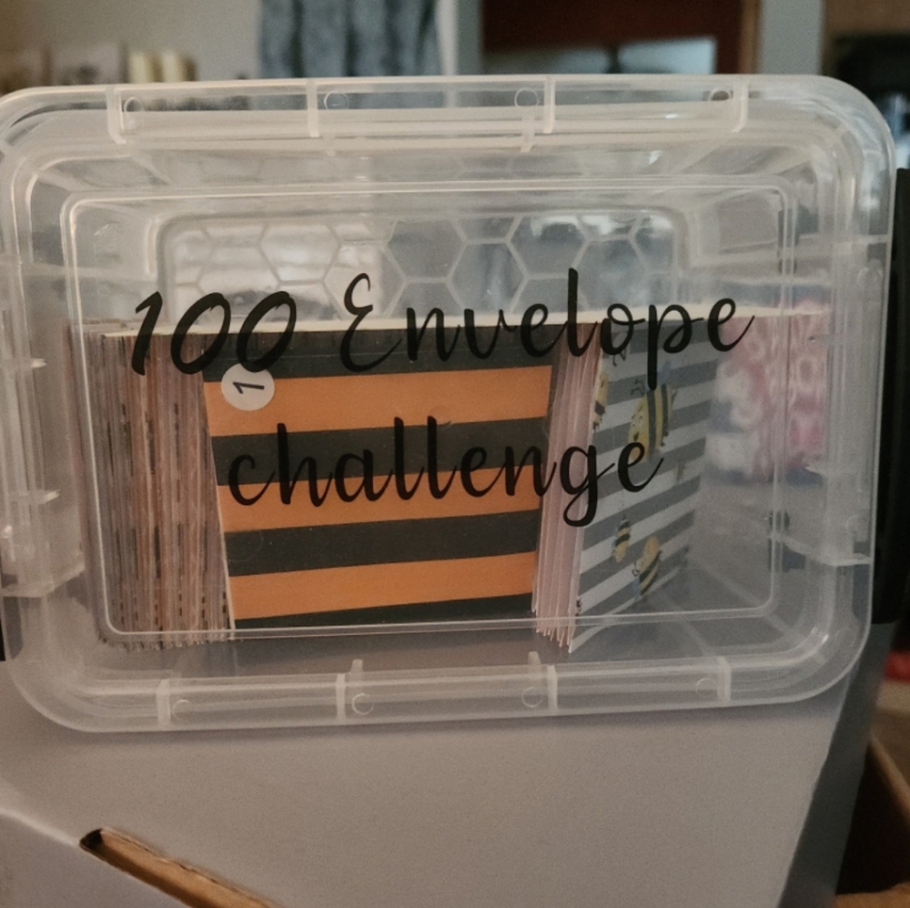 100 envelope savings challenge kit bee theme - Picture 2 of 2